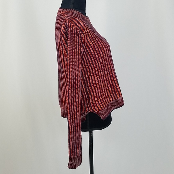 CAbi 891 Melange Lava Striped Pullover Sweater - Picture 4 of 6